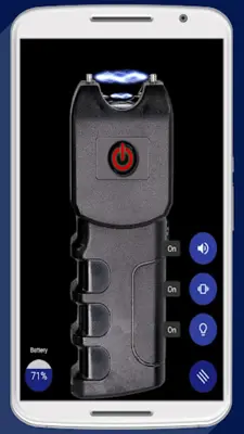 Electric Stun Gun Taser Prank android App screenshot 0