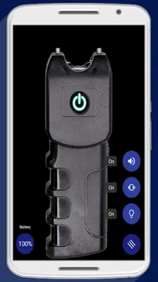 Electric Stun Gun Taser Prank android App screenshot 2